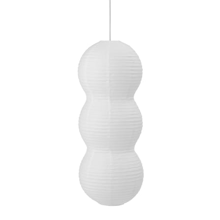 Puff Multitude Lampshade paper white / Rice paper - Ø 23 x H 60 cm - Normann Copenhagen