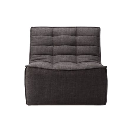 N701 Upholstered armchair textile grey / UK version - Ethnicraft