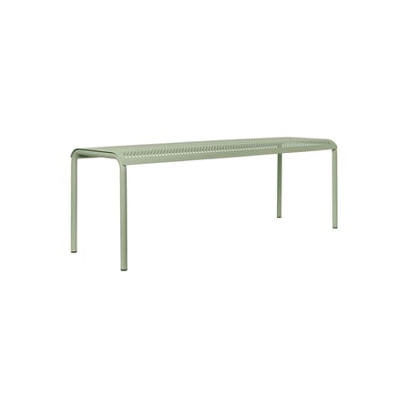 Panchina Dapple metallo verde / Traforato - L 130 cm - Ferm Living