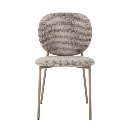 Gepolsterter Stuhl Percey textil grau - Bloomingville