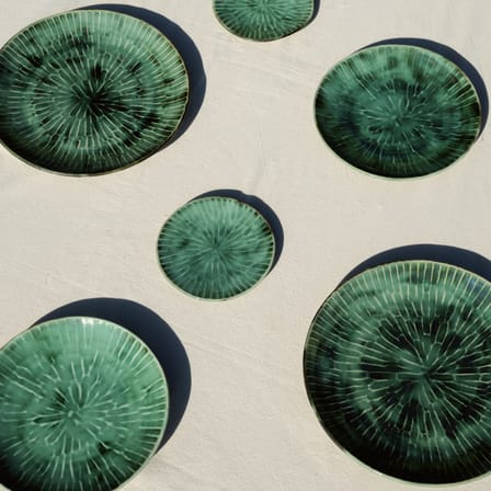 Piatto Verde Lanza ceramica verde / Ø 27 cm - Set di 2 - Serax