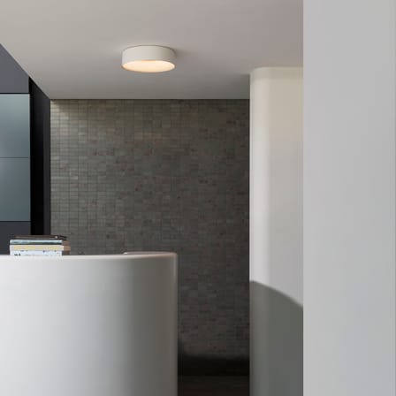 Plafoniera Simphony LED ceramica bianco / Ø 32 cm - Fontana Arte