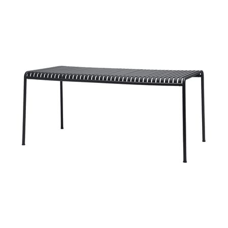 Palissade Rectangular table metal grey black / 170 x 90 cm - Bouroullec,2016 - Hay