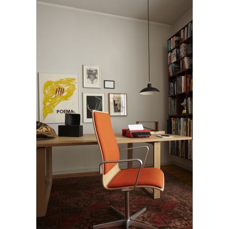 Suspension Kaiser Idell métal noir / Ø 28,5 cm - Réédition 1930 - Fritz Hansen
