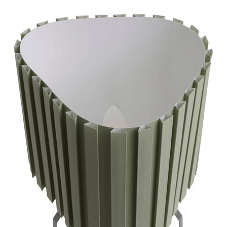 Canelé Table lamp textile green - Hay