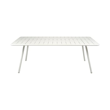 Tavolo rettangolare Luxembourg metallo bianco / 207 x 100 cm - da 8 a 10 persone - Fermob