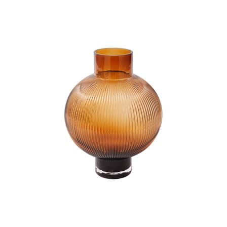 Vase Hot Air Balloon verre marron / H 30 cm - POLSPOTTEN