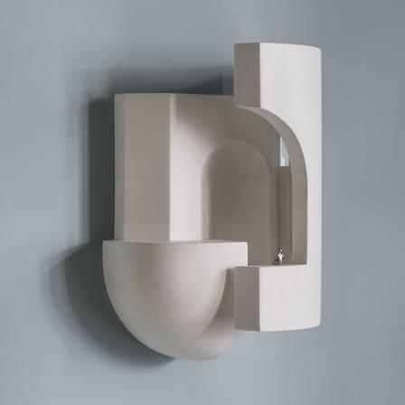 Soul Story 2 Wall light stone white / LED - Plaster - DCW éditions