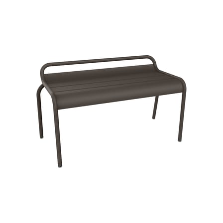 Banc empilable Luxembourg métal marron / Compact - 2 places / L 90 cm - Fermob