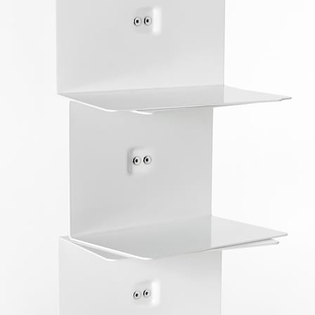 Bibliothèque murale Ptolomeo Wall métal blanc / H 210 cm - Opinion Ciatti