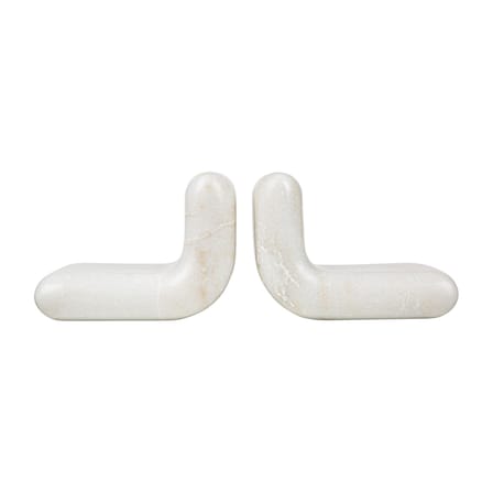 Stone Book end stone white / Set of 2 - Tom Dixon