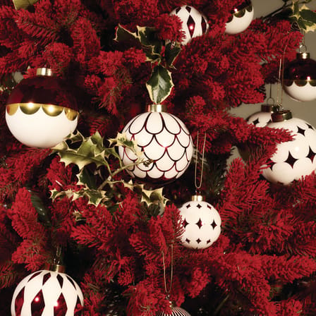 Boule de Noël Delight Big  n°7 verre rouge / Ø 9 cm - Alessi