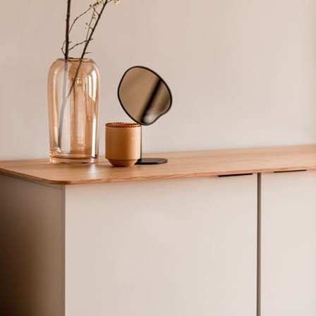 Buffet Suumo bois gris / L 120 x P 50 x H 88 cm - NOO.MA