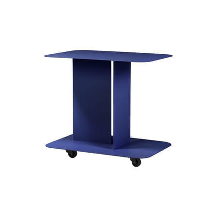 Carrello Ho metallo blu / 60 x 40 x H 54 cm - NOO.MA