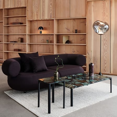 Couchtisch Smash marmor grün / 120 x 75 x H 34 cm - Tom Dixon