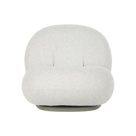 Fauteuil pivotant Pacha OUTDOOR tissu blanc beige / Pierre Paulin, 1975 - Gubi