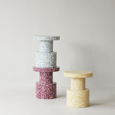 Hocker Bit plastikmaterial gelb / H 42 cm - Recycled - Normann Copenhagen