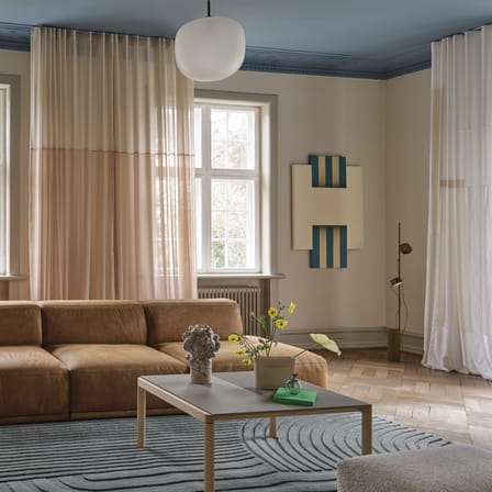 Lampadaire Post métal vert / LED - 2 spots aimantés orientables - Muuto