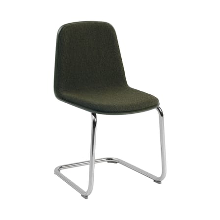 Sedia imbottita Brink tessuto verde - Muuto