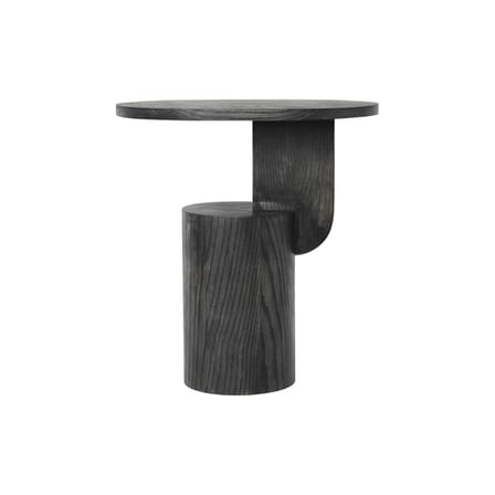 Table d'appoint Insert bois noir / H 50 cm - Ferm Living
