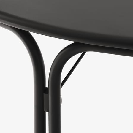 Table ronde Thorvald SC98 métal noir / Ø 115 cm - &tradition