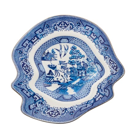 Assiette à dessert Classics on Acid - Glitchy Willow céramique bleu / Ø 20,3 cm - Diesel living with Seletti