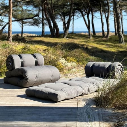 Chauffeuse convertible Buckle Up Outdoor / Bain de soleil & lit d'appoint - KARUP DESIGN