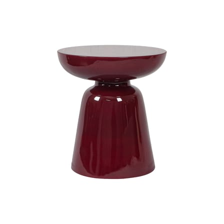 Beistelltisch Cersei corian rot / Hocker – Ø 40 x H 44 cm - NV GALLERY