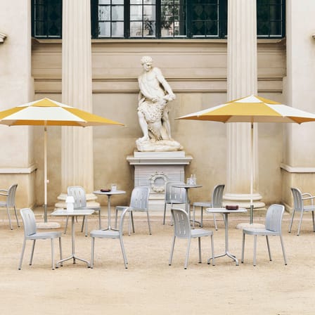 Chaise empilable Deville métal vert - Hay