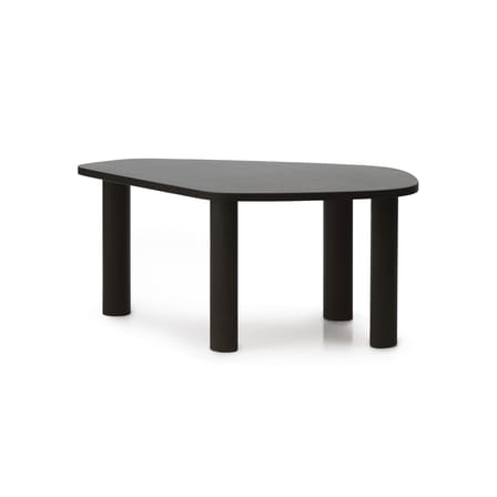 Sculp Large Coffee table wood brown / 109 x 64 x H 47 cm - Normann Copenhagen