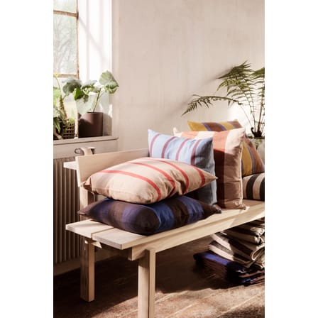 Coussin Grand tissu beige / Lin & coton - 50 x 50 cm - Ferm Living