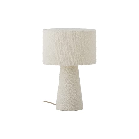 Lampe de table Emmie / Ø 20 x H 30 cm - Tissu bouclette - Bloomingville