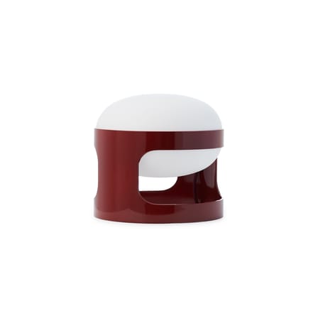 Lampe de table KD28 plastique rouge / Joe Colombo, 1967 - Recyclé - Kartell