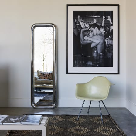Miroir à poser Chubby métal argent / 53 x 170 cm - HK LIVING