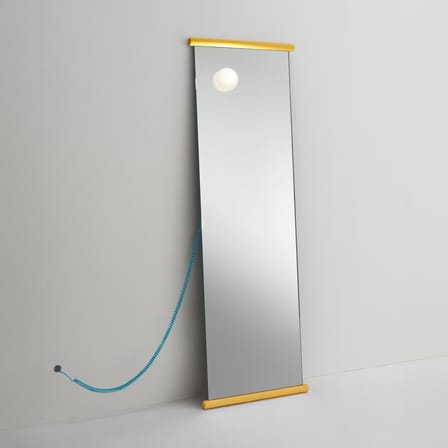 Miroir à poser Ecco verre multicolore / L 66 x H 205 cm - Glas Italia