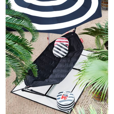 Pouf d'extérieur Point Outdoor tissu gris / Tissu Olefin - Ø 50 cm - Fatboy