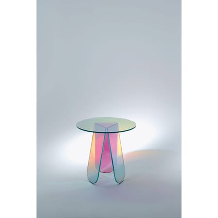 Table basse Shimmer verre multicolore / Ø 52 x H 45 cm - Glas Italia