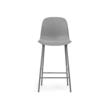 Tabouret de bar Form plastique gris / H 65 cm - Normann Copenhagen