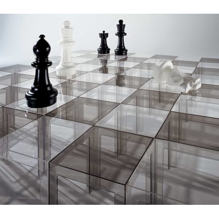 Tavolino d'appoggio Jolly materiale plastico grigio / Paolo Rizzatto, 2002 - Kartell
