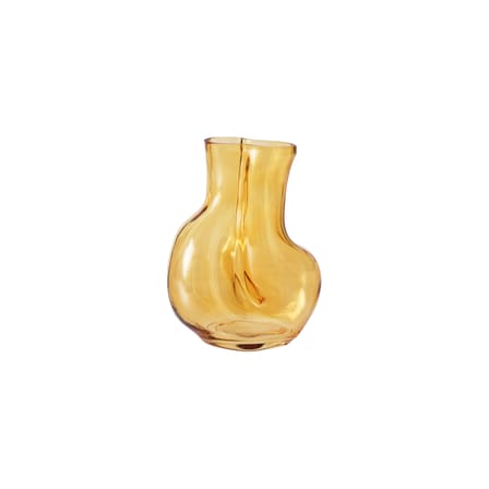 Vase Gleam verre orange / H 22 cm - HK LIVING