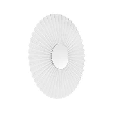 Applique Carmen LED tissu blanc /Ø 50 cm - Hartô