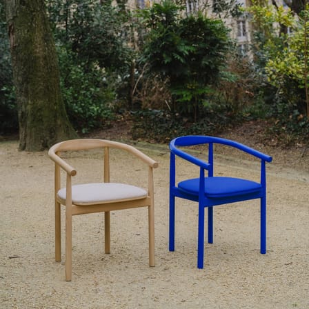 Contour Armchair natural wood - COLORTHERAPIS