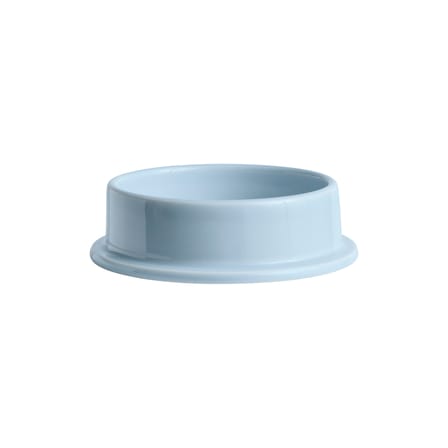 Bougeoir Column céramique bleu / Pour bougie bloc - Ø 12,8 cm - Hay