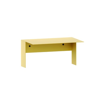 Étagère Pli Floating métal jaune / 30 x 20 cm - TIPTOE