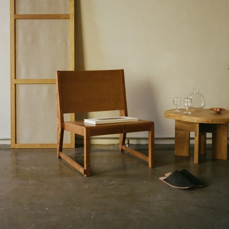 Fauteuil bas Chair 01 bois naturel - Frama 