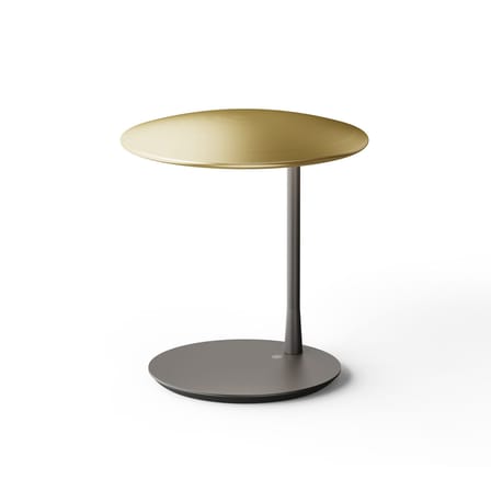 Lampe de table Disc LED métal or / Orientable - NINE