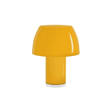 Lampe extérieur sans fil rechargeable Lorosae LED verre jaune - Nemo