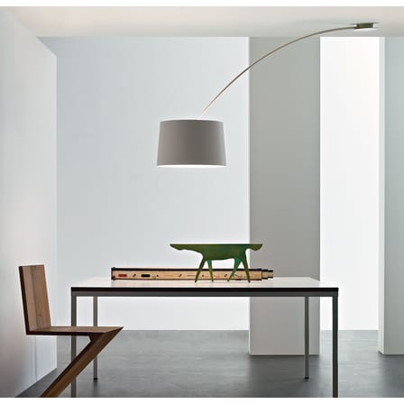 Plafonnier Twiggy matériau composite blanc / Rotatif - Marc Sadler, 2006 - Foscarini