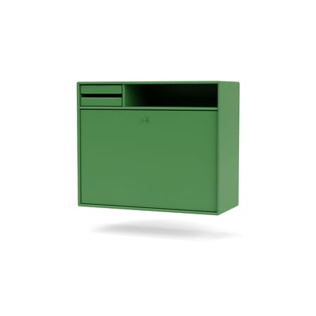 Secrétaire mural Studio bois vert / L 69,6 x H 58,2 cm - MONTANA
