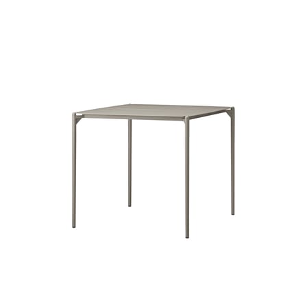 Novo Square table metal beige / 80 x 80 cm - Metal - AYTM